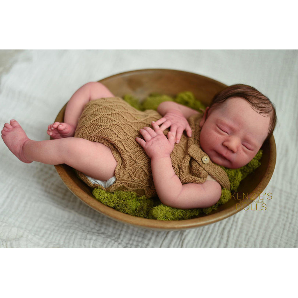 Realborn® SILICONE Caspian Sleeping (19" Reborn Doll Kit)