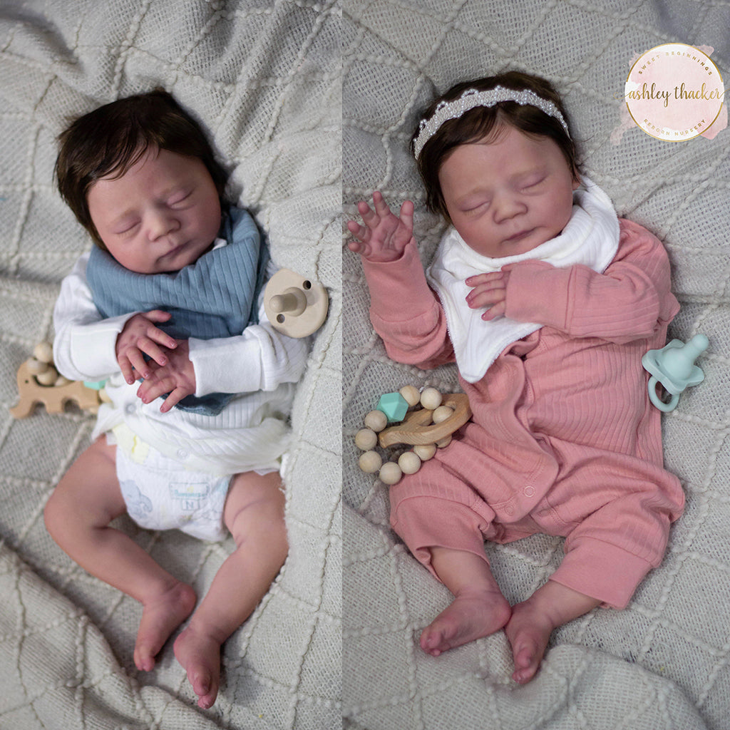 Realborn® SILICONE Caspian Sleeping (19" Reborn Doll Kit)