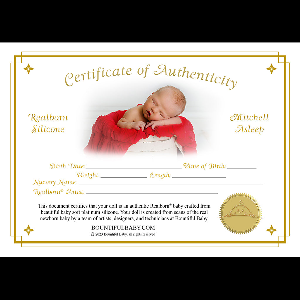 Realborn® Jade Sleeping (18 Reborn Doll Kit) - Bountiful Baby (DP  Creations LLC)