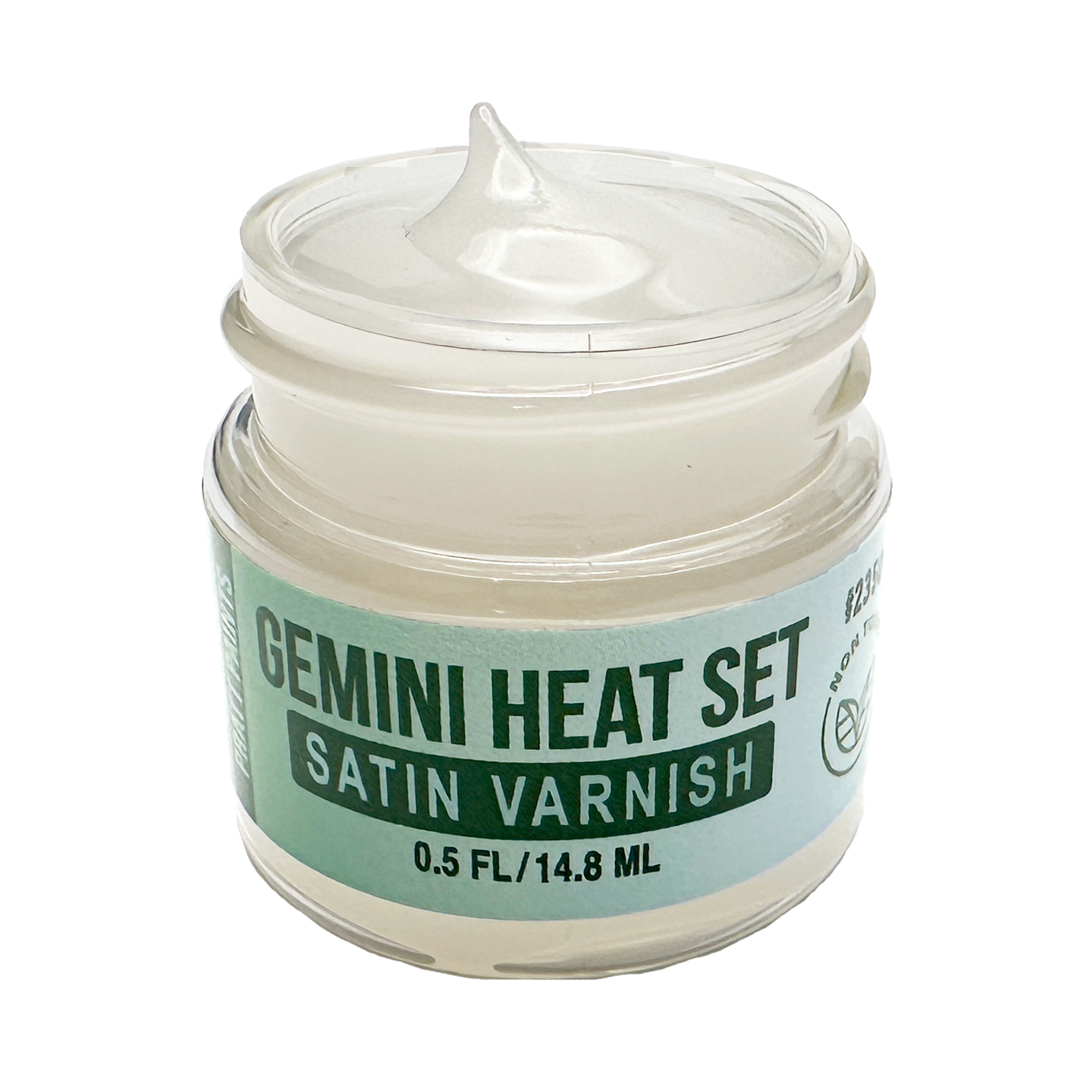 NEW! Satin Varnish - Gemini Heat Set Paint - 22 grams #2350