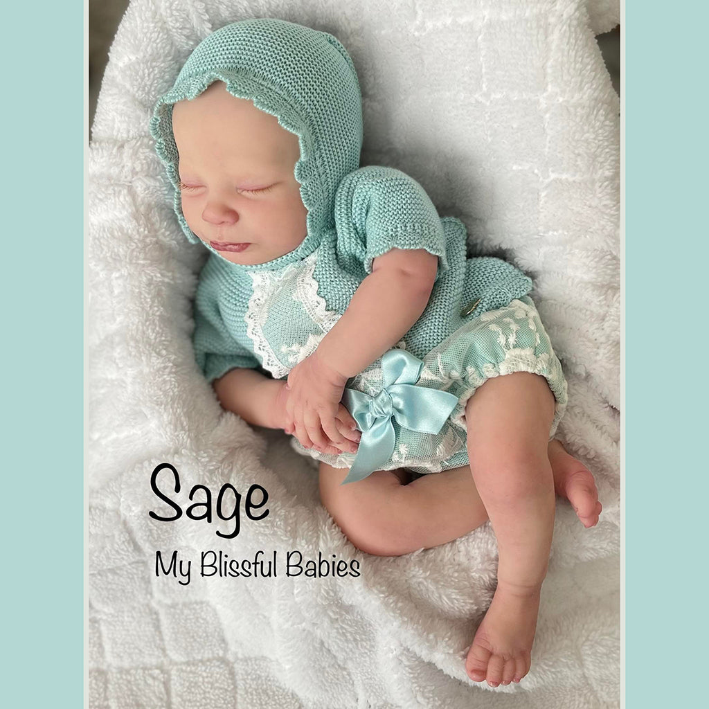 Realborn® SILICONE Sage Sleeping (18" Reborn Doll Kit)