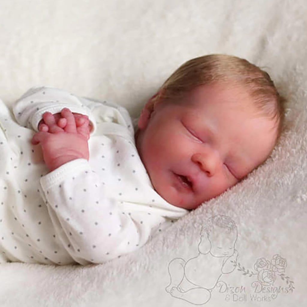 Realborn® SILICONE Darren Sleeping (17.5" Reborn Doll Kit)