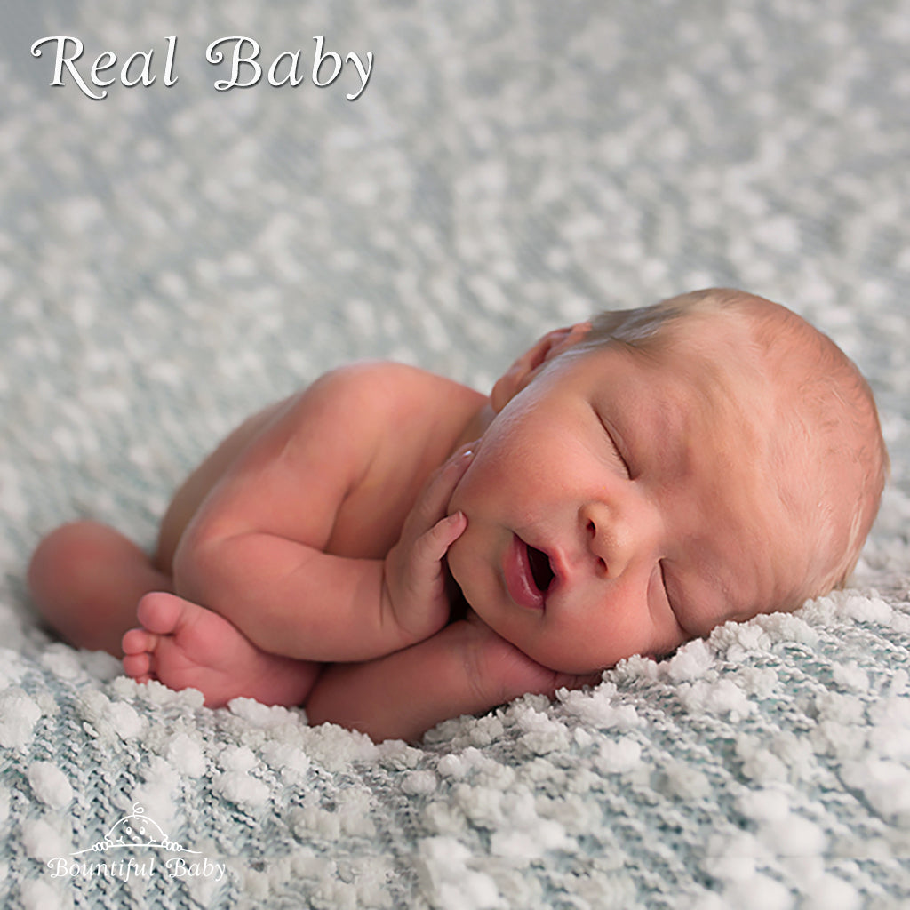 Realborn SILICONE Darren Sleeping 17.5 Reborn Doll Kit Bountiful Baby DP Creations LLC