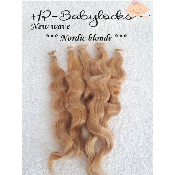 1/2 oz Premium Wavy Mohair Nordic Blonde - HP-Babylocks - #4023