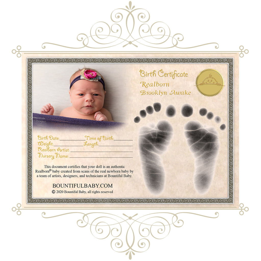 Realborn® Sleeping Brooklyn (19 Reborn Doll Kit) - Bountiful Baby (DP  Creations LLC)