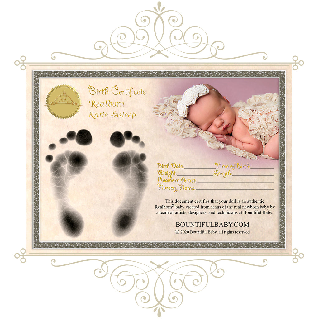 Realborn® Katie Sleeping (18" Reborn Doll Kit)