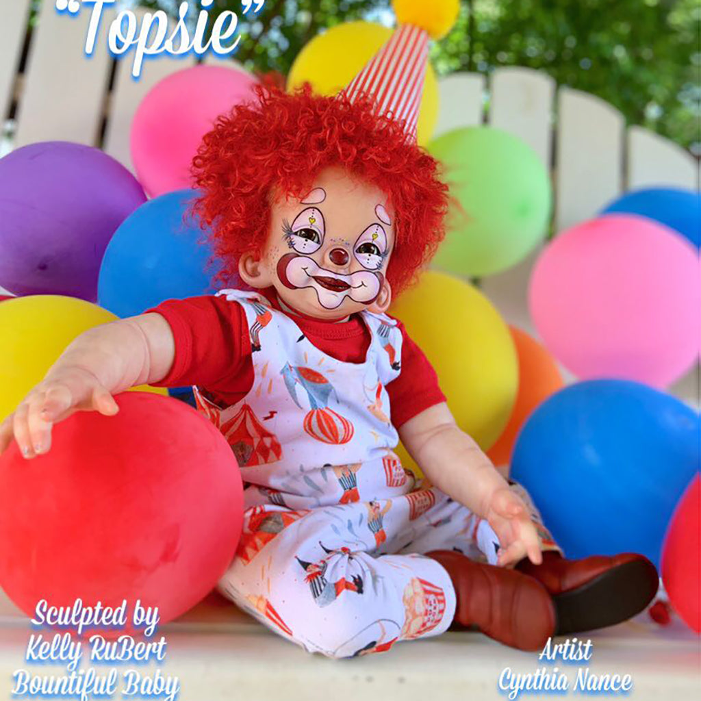 SILICONE Blinkin Girl - Full-Body Silicone (16.5 Reborn Doll Kit) -  Bountiful Baby (DP Creations LLC)