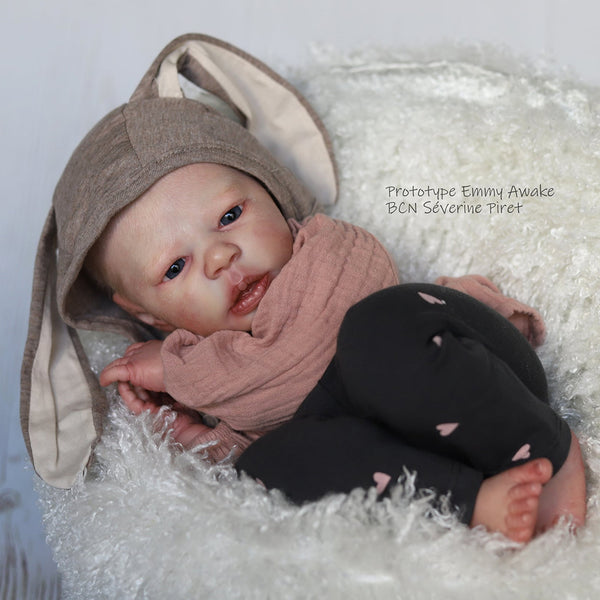 SILICONE Blinkin Girl - Full-Body Silicone (16.5 Reborn Doll Kit)