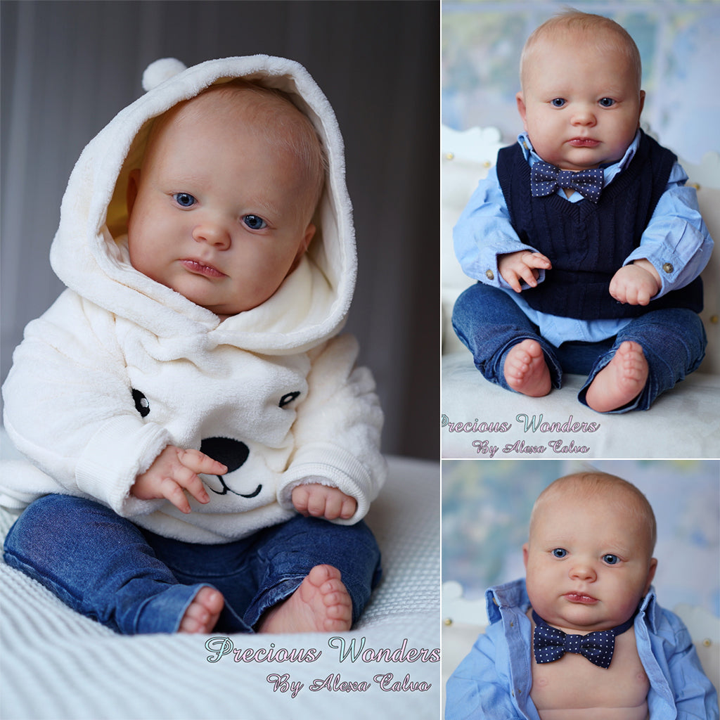 Realborn® 3 Month Joseph™ Sleeping (23 Reborn Doll Kit) - Bountiful Baby  (DP Creations LLC)