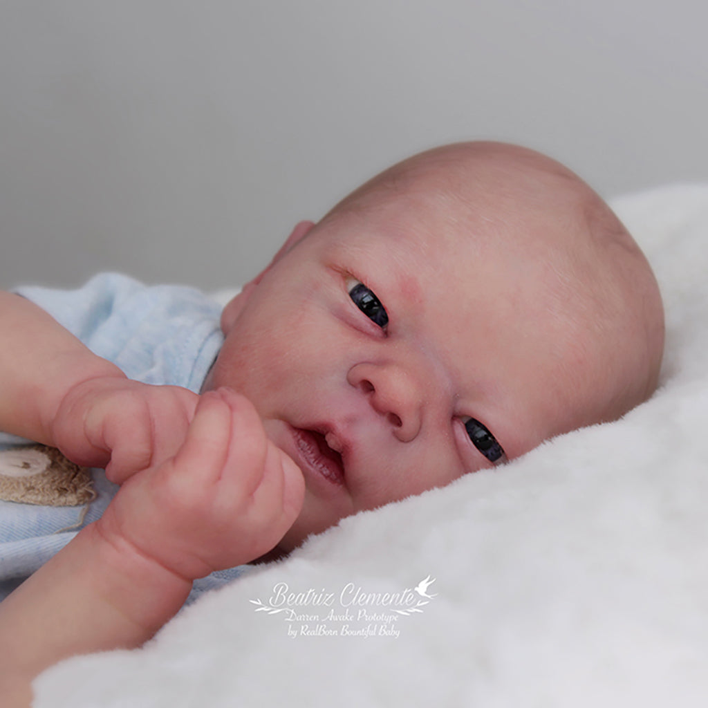 Realborn® Darren™ Awake (17.5" Reborn Doll Kit)