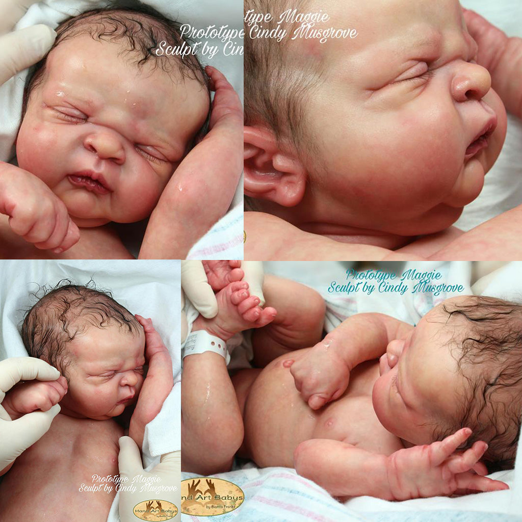 Maggie, by Cindy Musgrove (20" Full Vinyl Body Reborn Doll Kit)