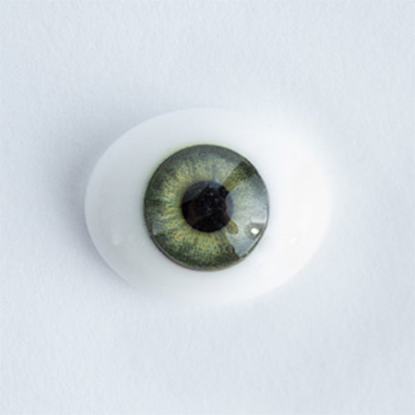 20mm Green Iris E - Oval Glass Eyes - 1 Pair - #1393 - Bountiful Baby (DP  Creations LLC)