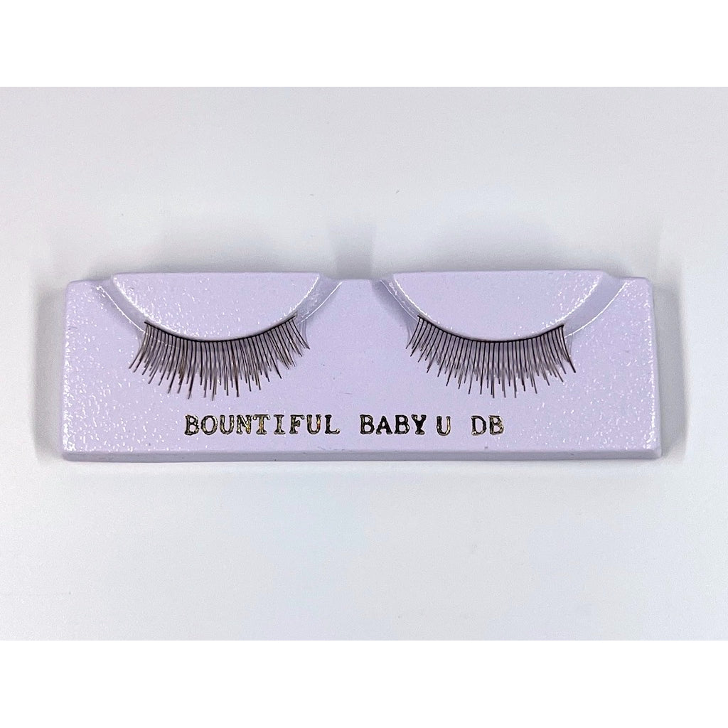 Upper Dark Brown Wispy Eyelashes - #2224